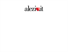 Tablet Screenshot of alezio.it